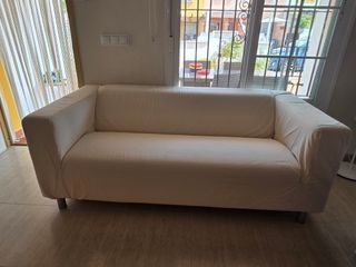 Sofá IKEA KLIPPAN beige + fundas