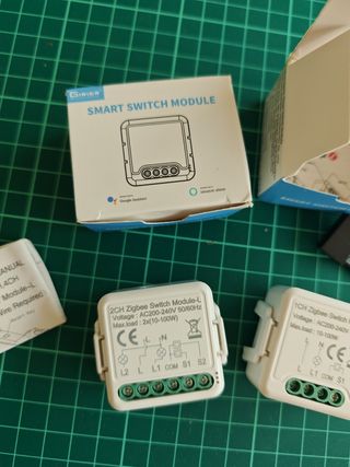 2x Relés inteligentes Zigbee (1&2 canales) 