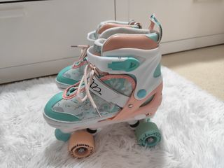Patines cuatro ruedas  niña, talla 35