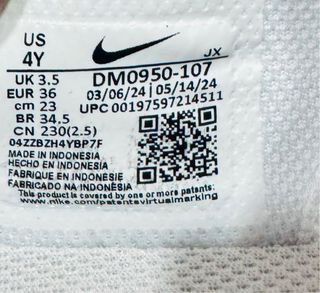 Zapatillas Nike Cortez blancas 36