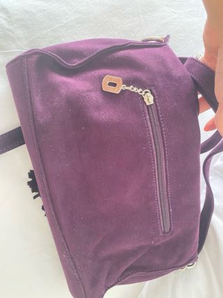 Bolso bandolera morado