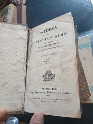 Libro antico: Bercastel, Storia Ecclesiastica