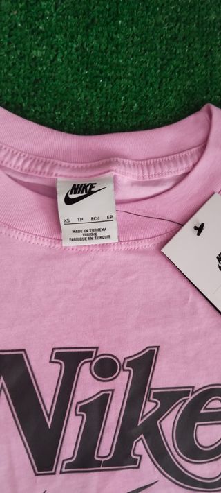Camiseta Nike rosa mujer