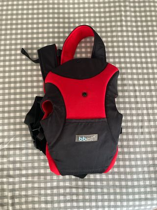 Mochila portabebés bbest roja