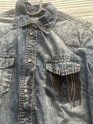 Camisa vaquera S - Azul