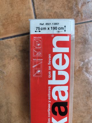 Estor enrollable Kaaten salmón claro75x190cm