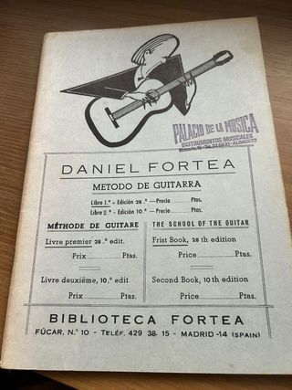 Método de Guitarra - Fortea