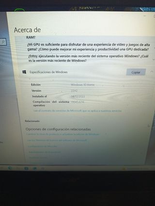 Portátil Acer Aspire E15-575G Negro