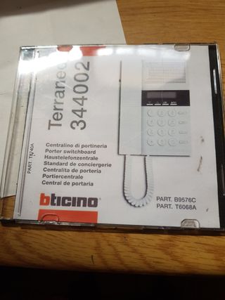 CD instalacion centralita Bticino 344002