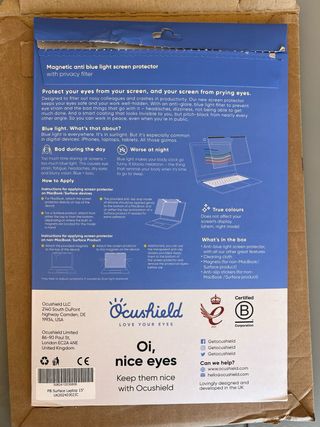 Pantalla anti-luz azul