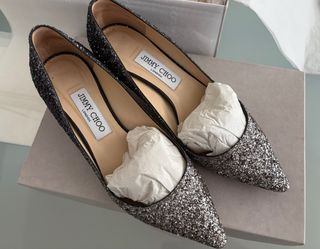 Salones Jimmy Choo - Lentejuelas Plata