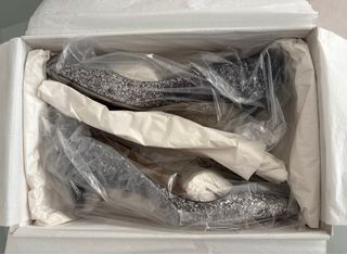 Salones Jimmy Choo - Lentejuelas Plata