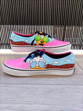 Zapatillas Vans pintadas Disney 