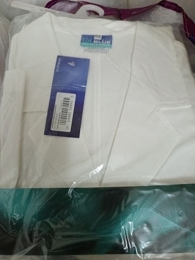 Camice medico Dr.Blue bianco