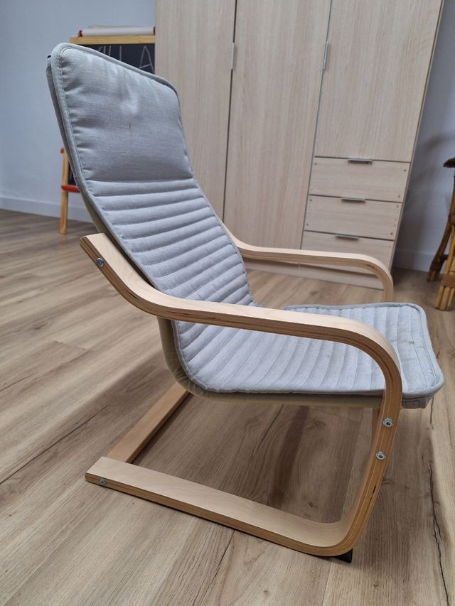 2 Hamacas infantil Ikea niño
Color gris y blanco