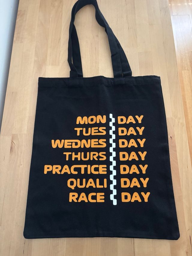 Borsa Formula 1 - Nera e Arancione