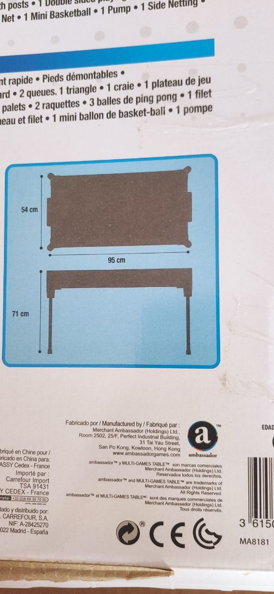 Mesa billar - Mini Pool
