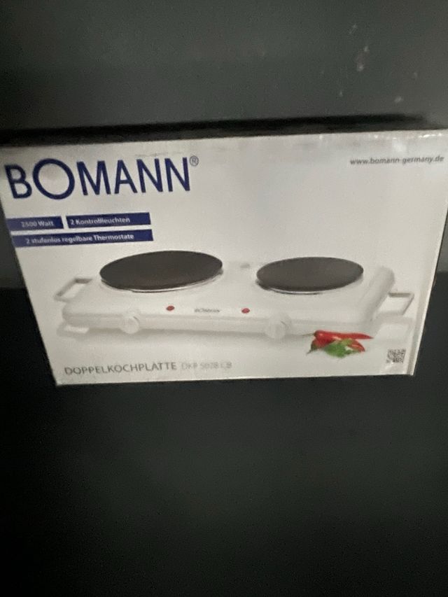 Placa cocina doble Bomann OKP 5028B