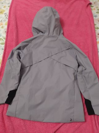 Chubasquero Quechua niña gris , 8-9 años