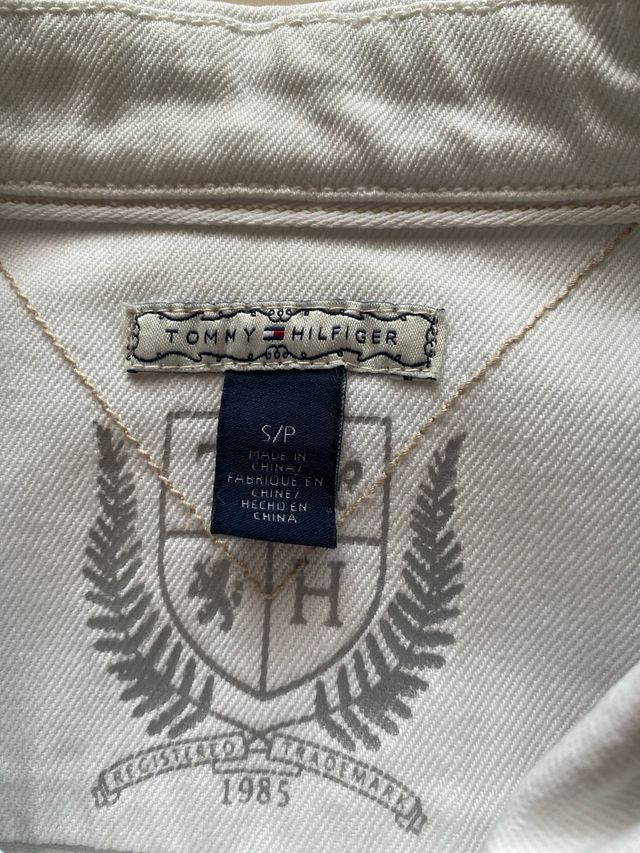 Cazadora vaquera Tommy Hilfiger blanca - T-S