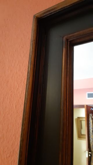 Espejo madera verde envejecido. SÓLO VENTA DIRECTA