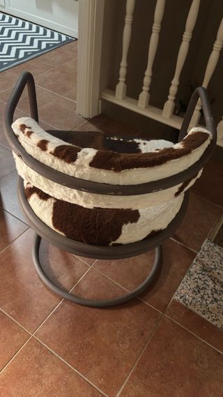 Silla estilo vaca - Hierro y tejido