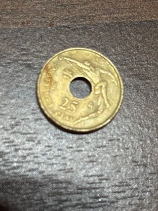 Moneda 25 pesetas Barcelona '92