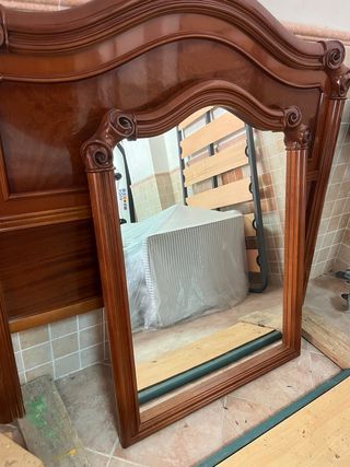 Espejo madera estilo antiguo