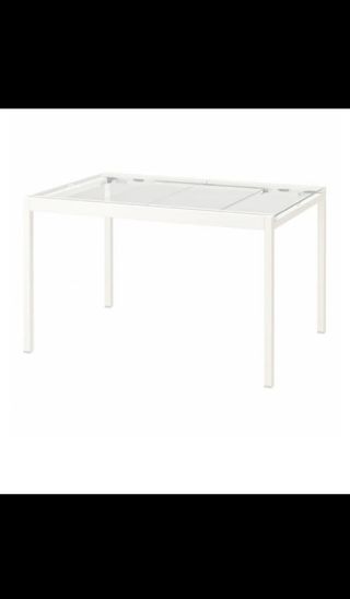 Mesa Extensible GLIVARP IKEA blanca, sin montar