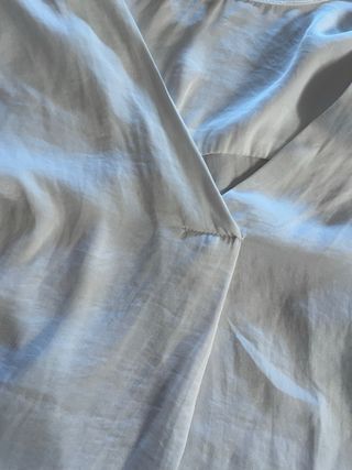 Blusa blanca manga 3/4