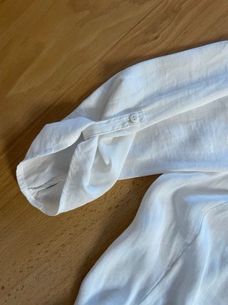Blusa blanca manga 3/4