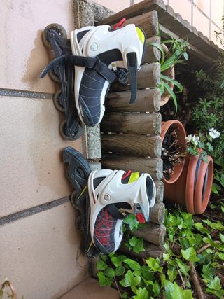 Patines en línea de mujer, número 37-38