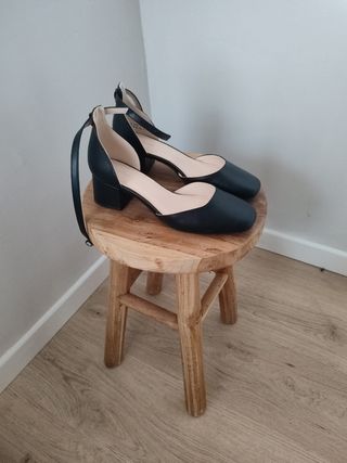 Zapatos tacón negros