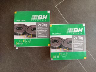 Discos peso 2x2kg BH Fitness