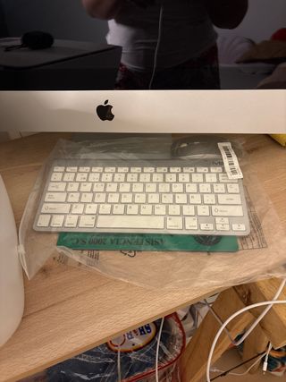 Teclado y ratón Apple inalámbricos vendo en mano