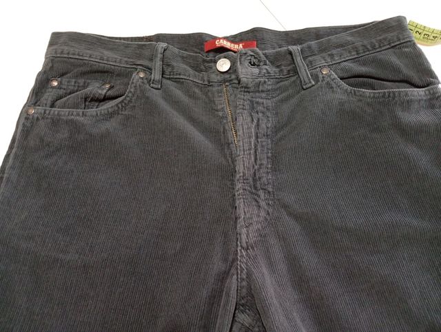 Pantaloni Carrera a coste grigio antracite 