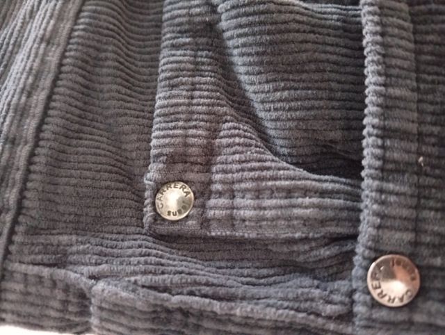 Pantaloni Carrera a coste grigio antracite 