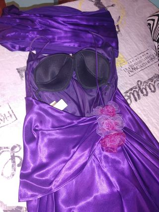 Traje evento morado