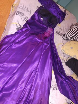 Traje evento morado