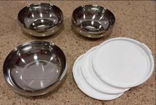 Set di 3 ciotole AMC - Argento