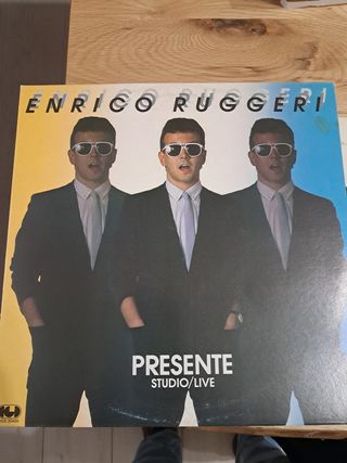 Vinile 33 giri Enrico Ruggeri presente studio live