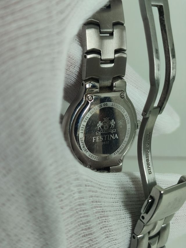 Festina 9835 - Reloj mujer acero