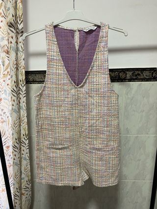 Mono corto Stradivarius multicolor talla S