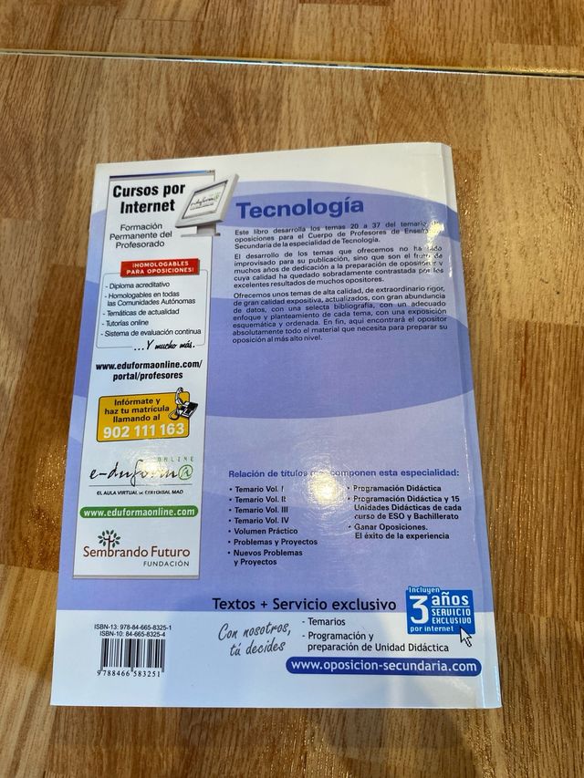 Tecnologia. Cuerpo de profesores de enseñanza 2º