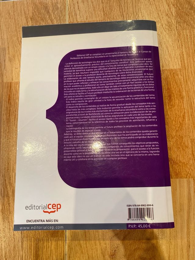 Tecnologia. Cuerpo de profesores de enseñanza 2º