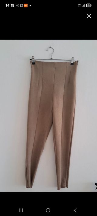 Pantalón beige -  Pantalones