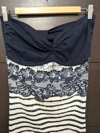 Vestido Navy Lois azul y blanco