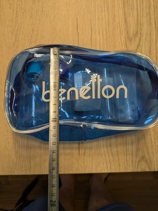 Bolsa aseo Benetton azul