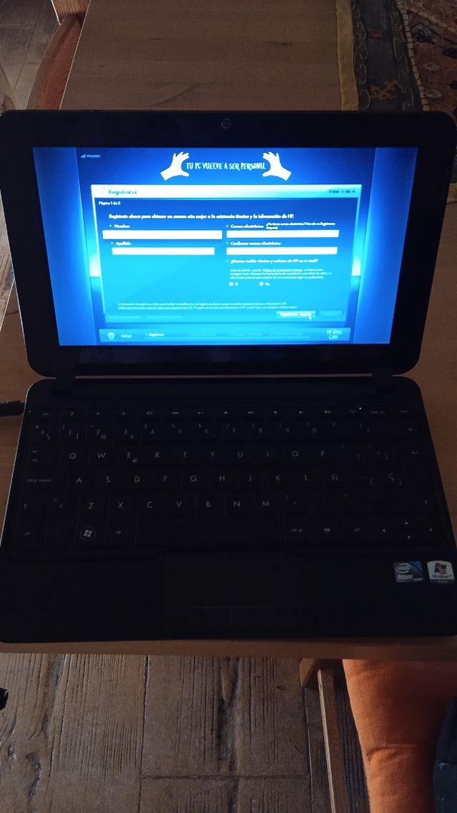 Portátil HP Netbook 10" - Negro