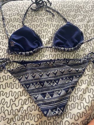 Bikini ROXY azul - Triángulo